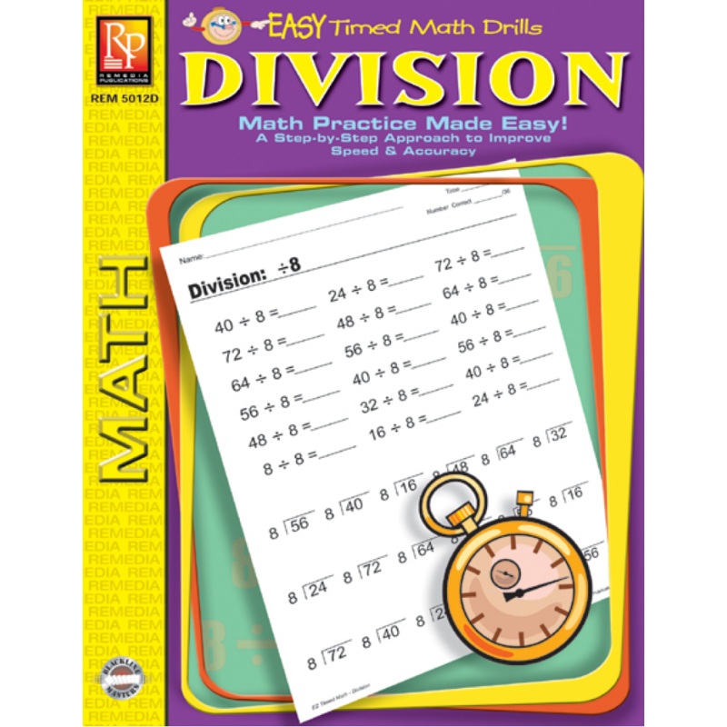 Easy Timed Math Drills: Division