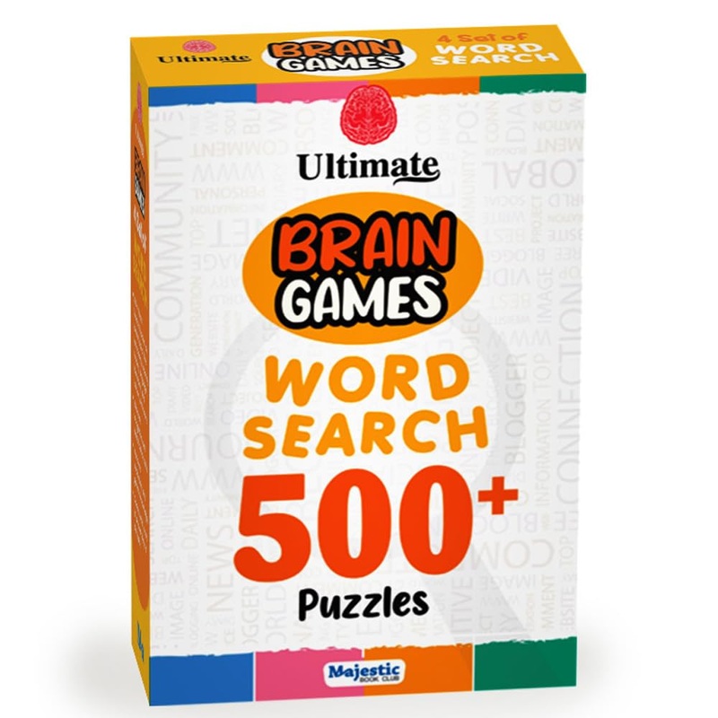 Ultimate Brain Game – Word Search 4 Book Set – Paperback