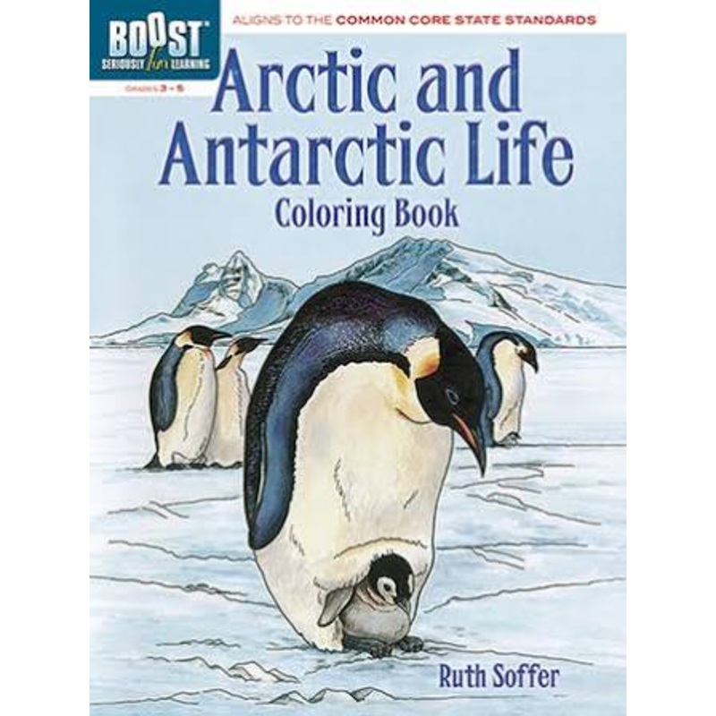 Arctic and Antarctic Life Coloring Book