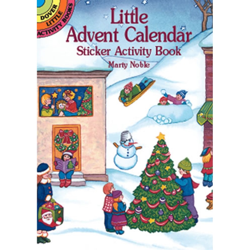 Little Advent Calender Sticker Activity Book (Mini Dover)