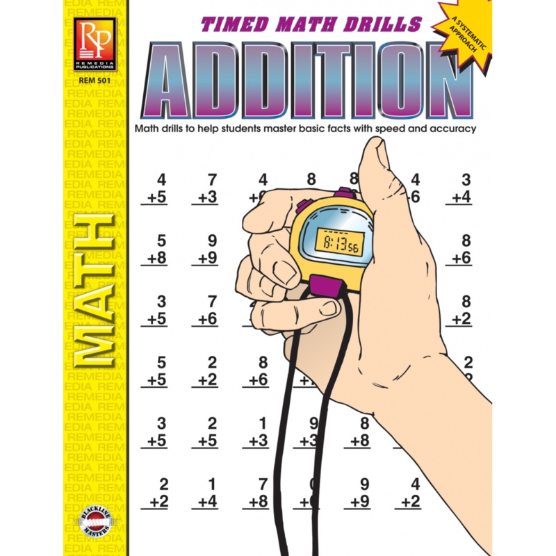 Timed Math Drills: Addition