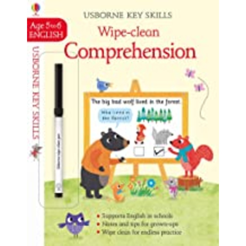 Usborne Wipe-Clean :  Comprehension Age 5-6