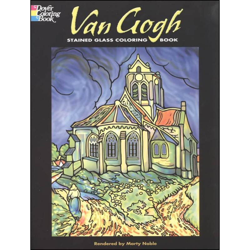 Van Gogh Stained Glass Coloring Book