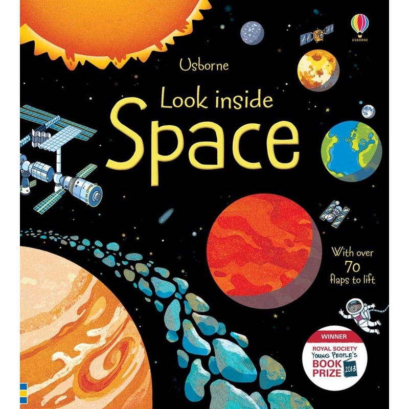 Usborne Lift the Flap : Look Inside Space – Hardback