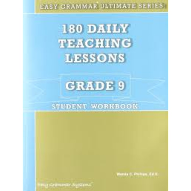 Easy Grammar Ultimate Grade 9 Student Workbook