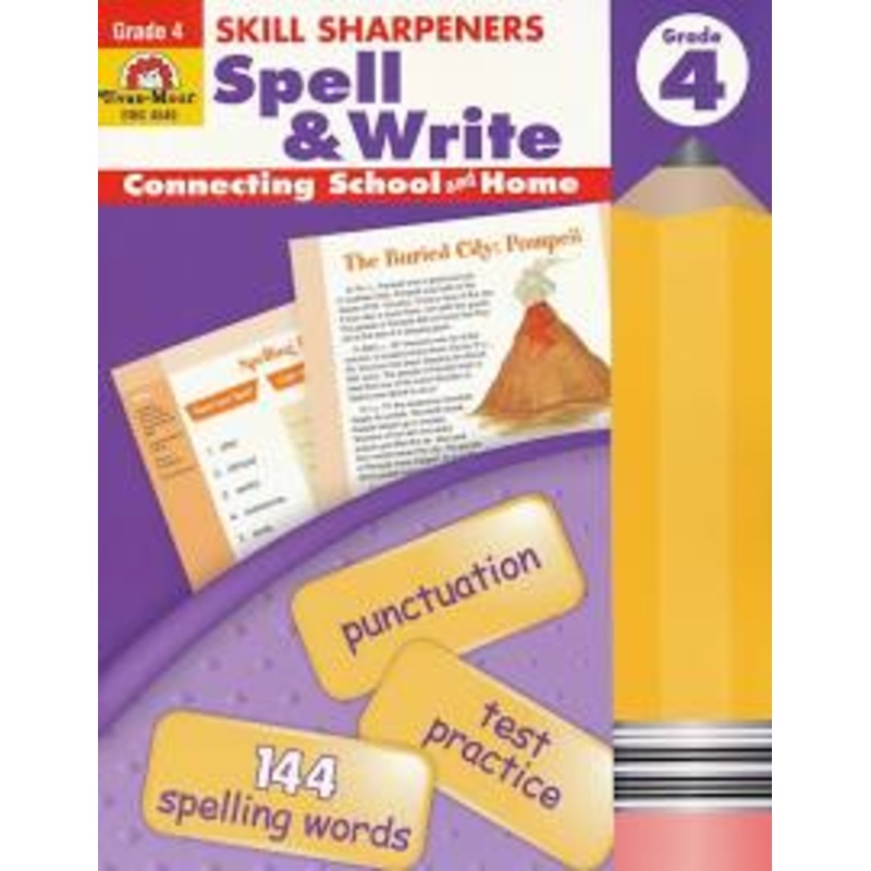Skill Sharpeners: Spell & Write, Grade 4