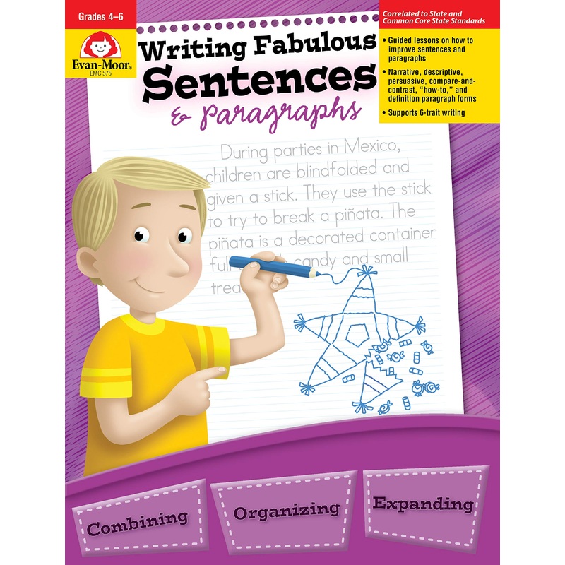 Writing Fabulous Sentences & Paragraphs, Grades 4-6