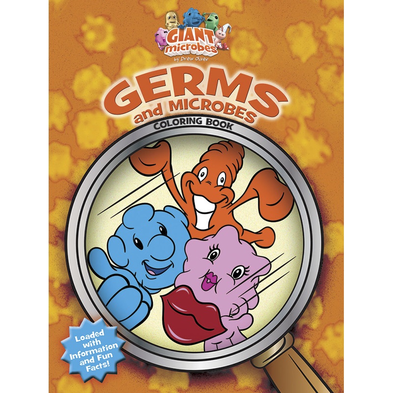 Germs and Microbes Coloring Book