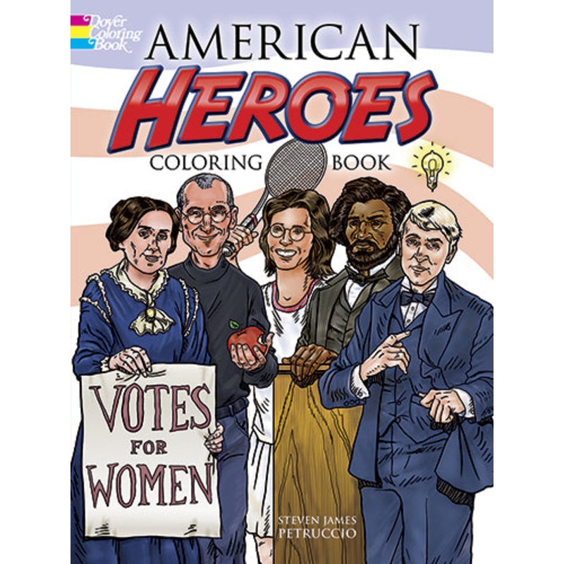American Heroes Coloring Book