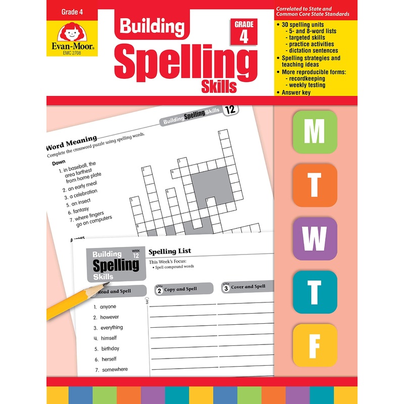Building Spelling Skills, Grade 4 – Teacher’s Edition