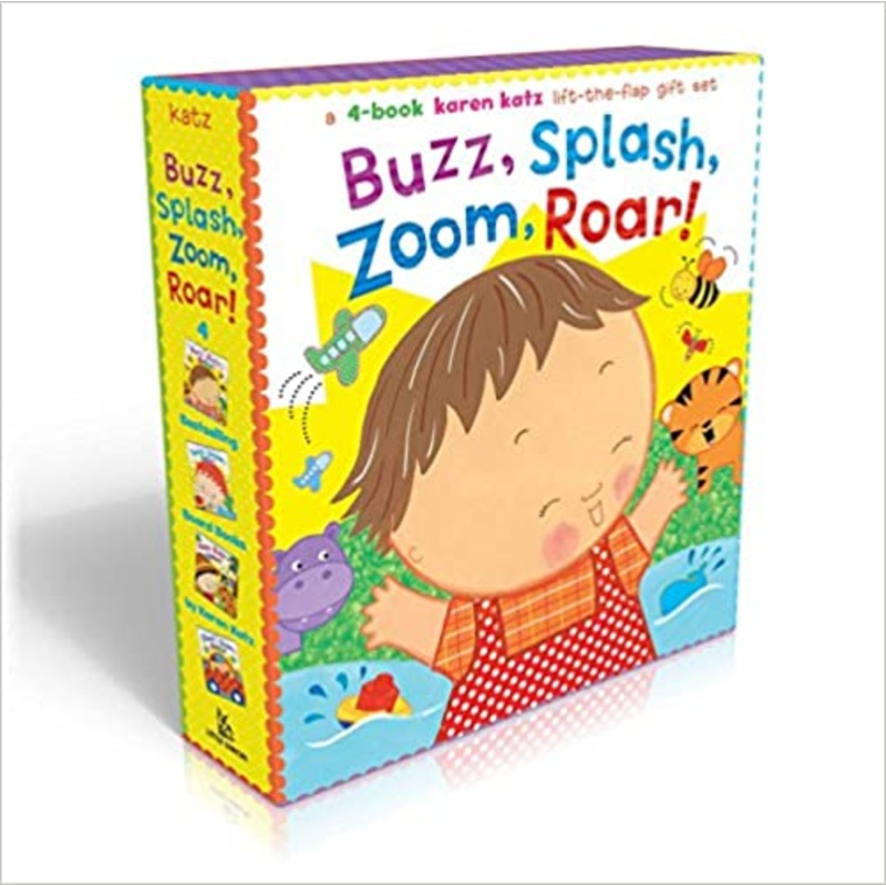 Buzz, Splash, Zoom, Roar! (box set of 4 books) – Board Book