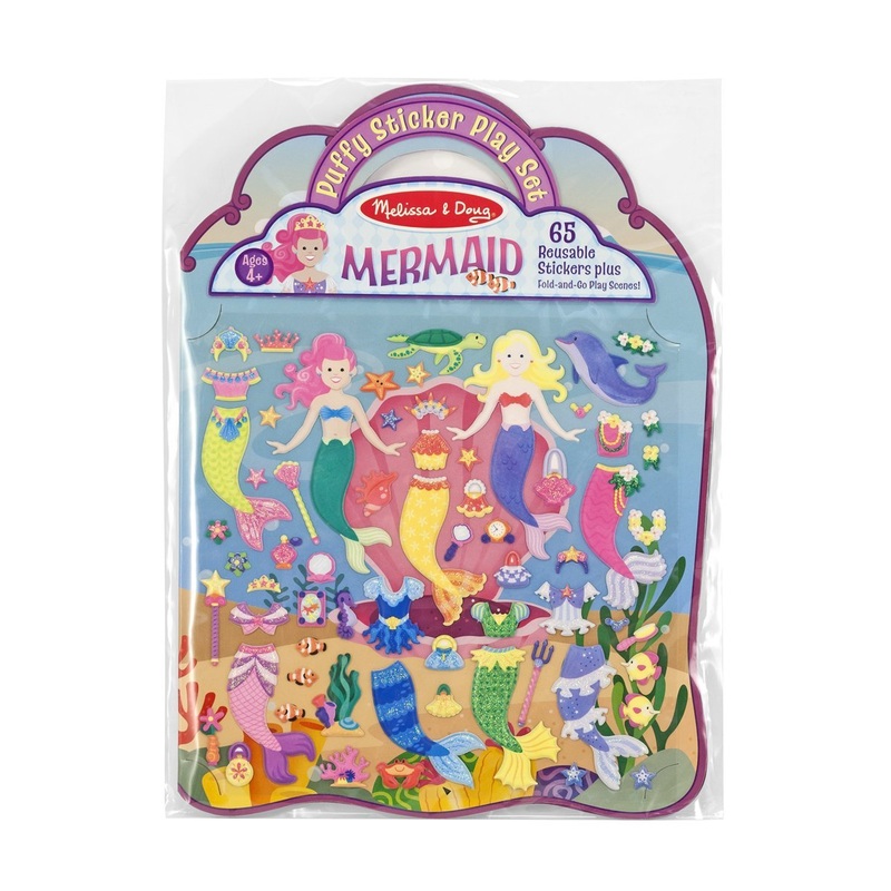 Puffy Sticker Mermaid Playset
