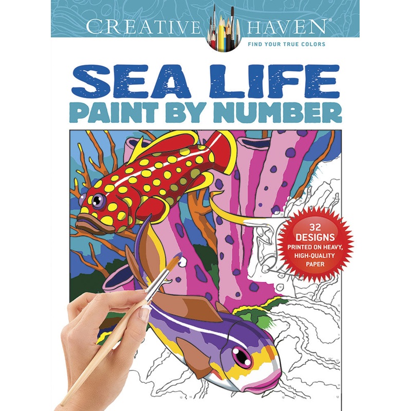 Sea Life Paint By Number (Creative Haven)