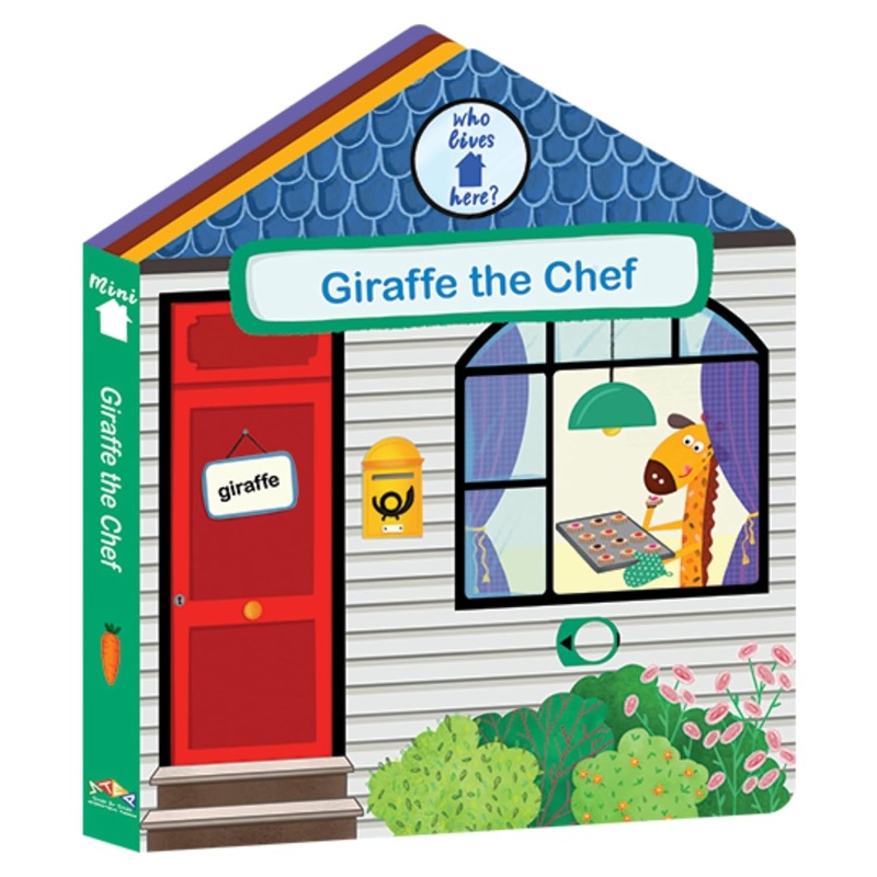 Who Lives Here: Giraffe The Chef – Board book