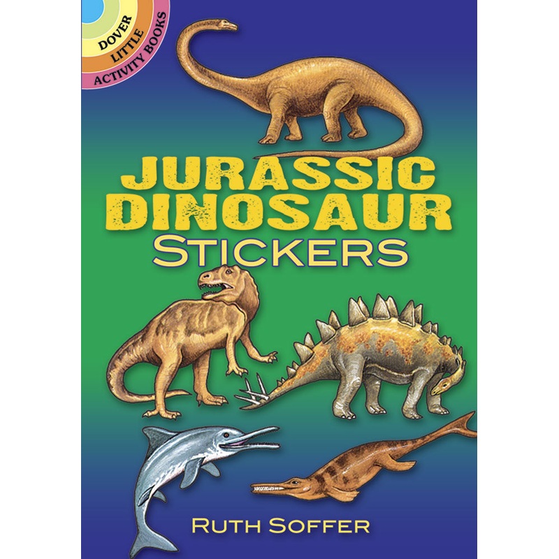 Jurassic Dinosaur Stickers (Mini Dover)