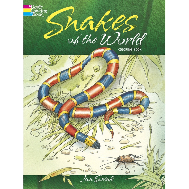 Snakes of the World Coloring Book