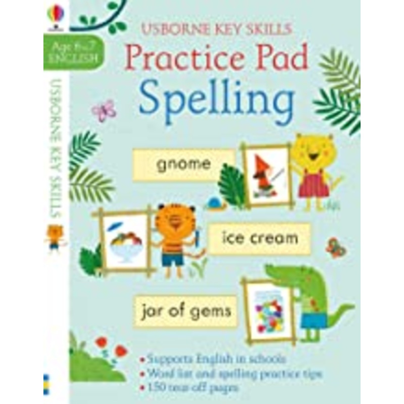 Usborne Spelling Practice Pad Age  6-7