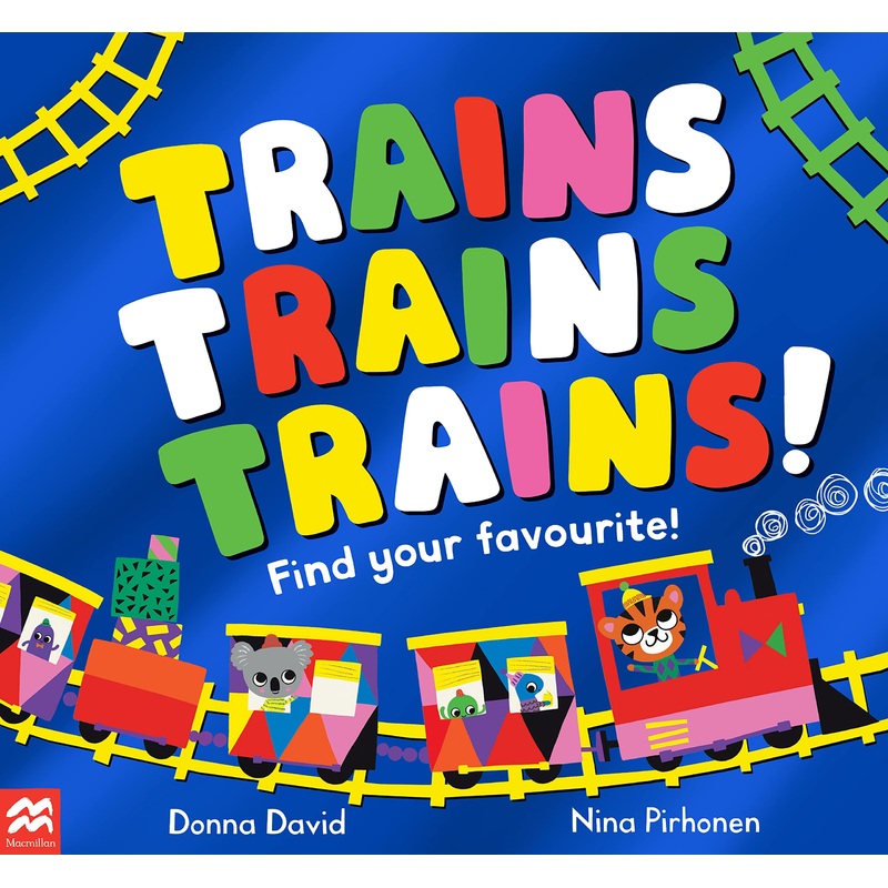 Trains Trains Trains!: Find Your Favourite (50 Vehicles to Follow and Count, 1) – Paperback