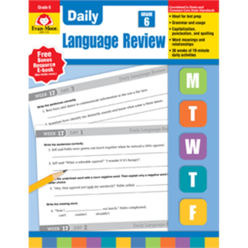 Daily Language Review Grade 6