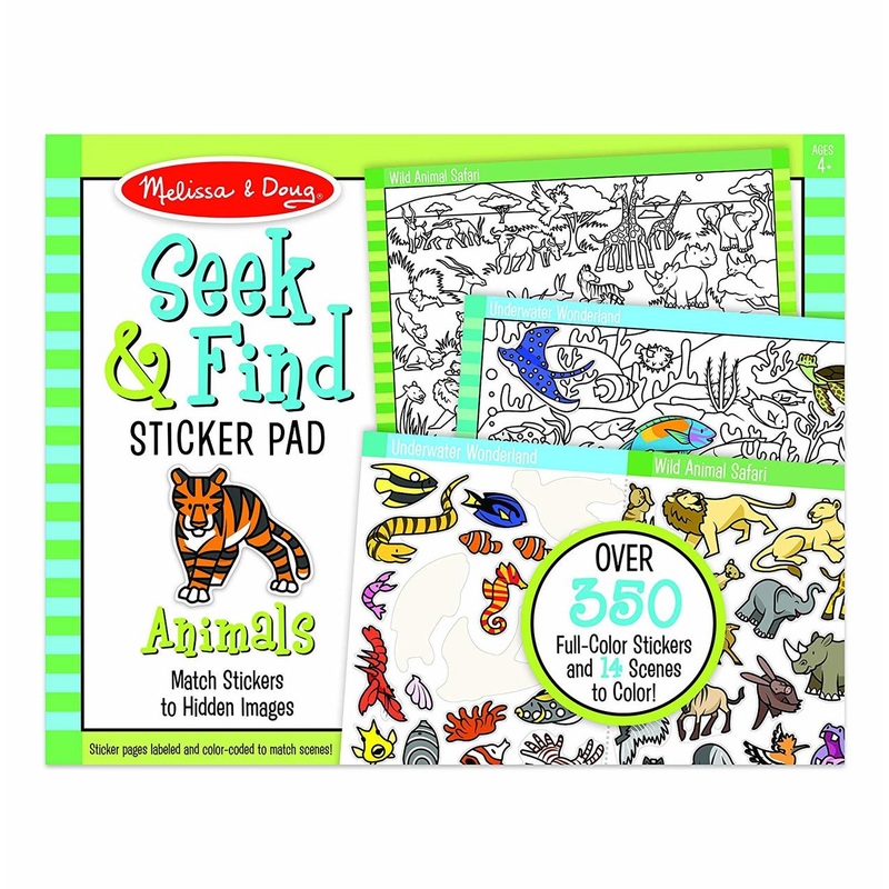 Seek & Find Animals Sticker Pad