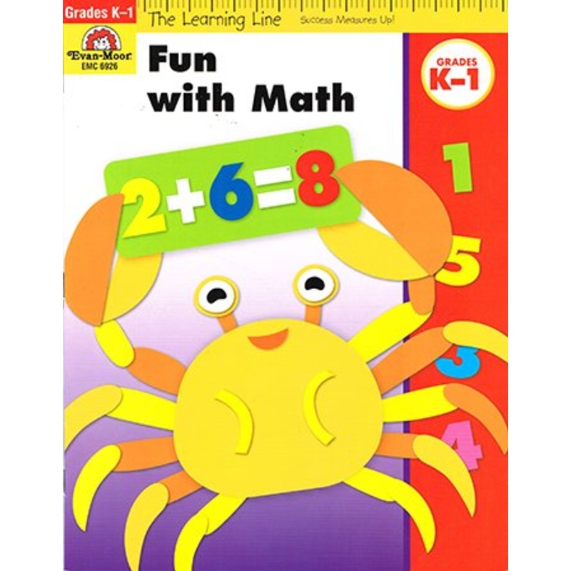 Learning Line: Fun with Math, Grades K-1 – Activity Book