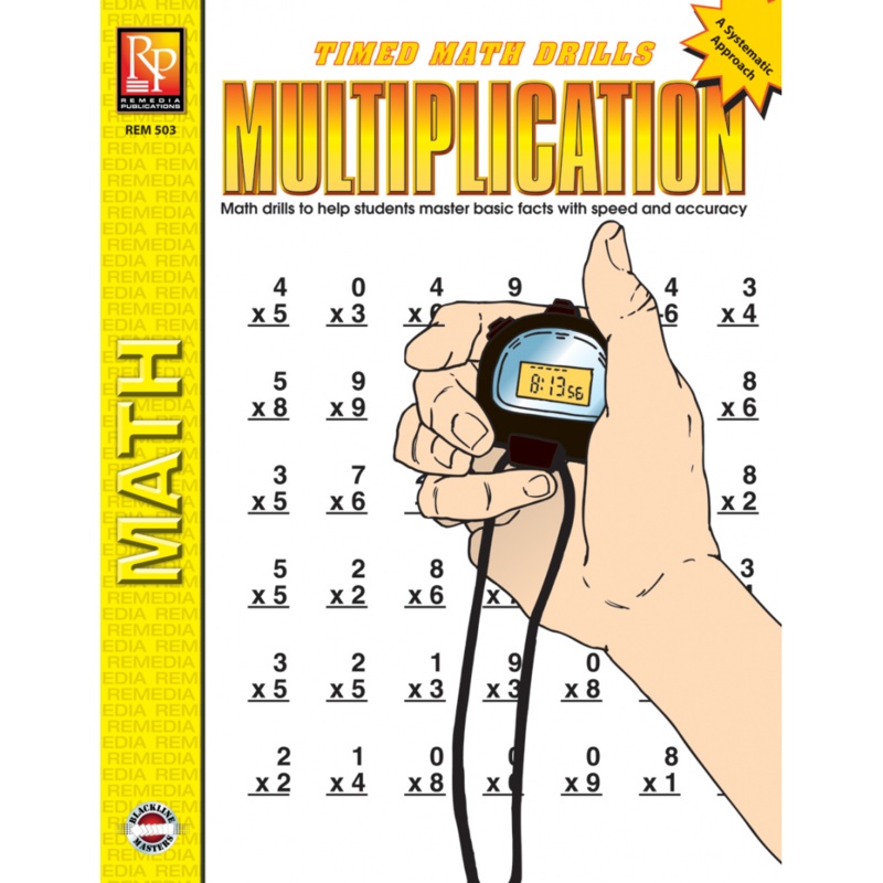 Timed Math Drills: Multiplication