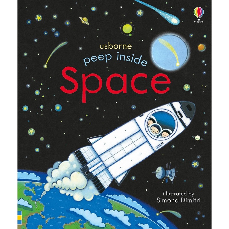 Usborne : Peep Inside Space – Hardback