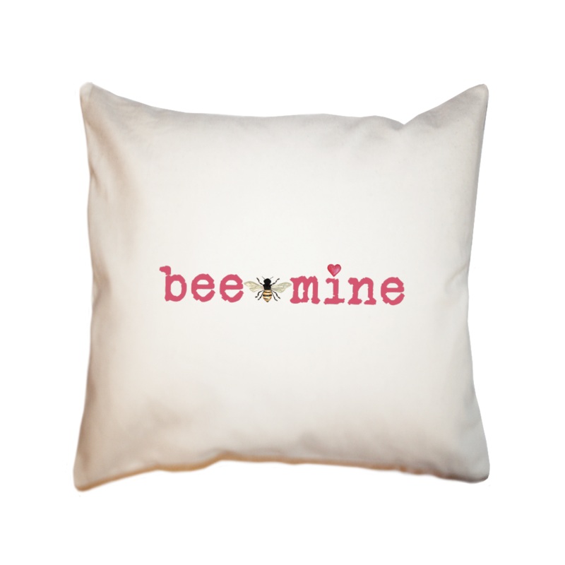 bee mine square pillow