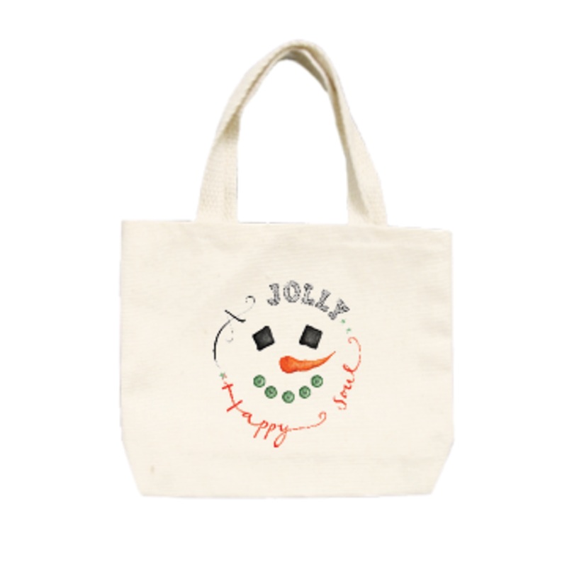 jolly snowman small tote