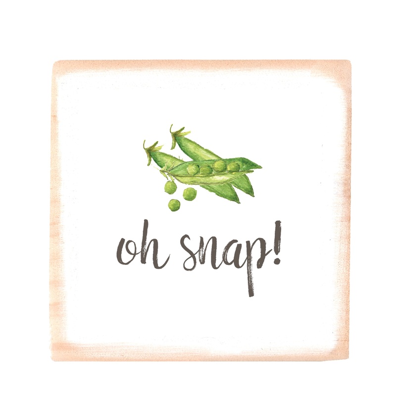 oh snap square wood block