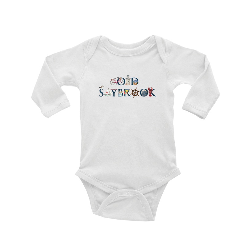 old saybrook baby snap up long sleeve