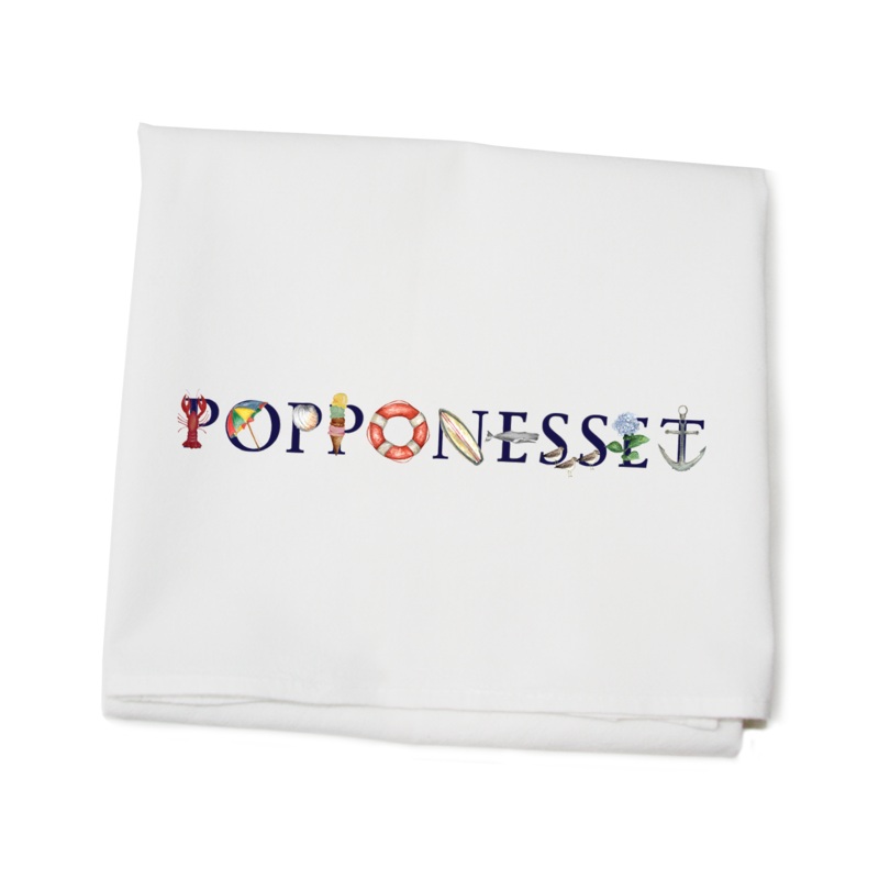popponesset flour sack towel