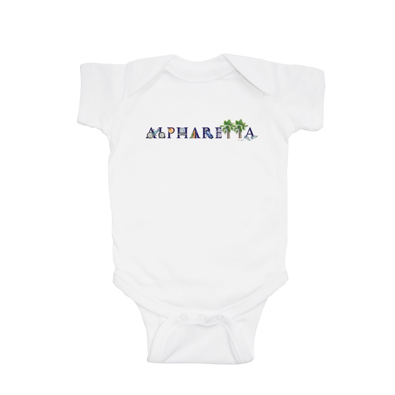 alpharetta baby snap up short sleeve