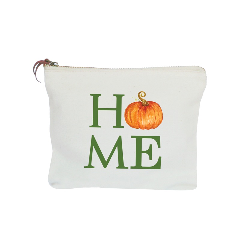 home pumpkin zipper pouch