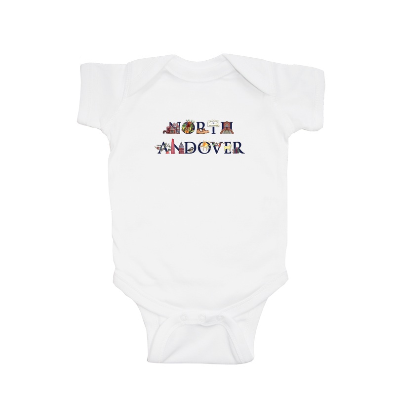 north andover baby snap up short sleeve