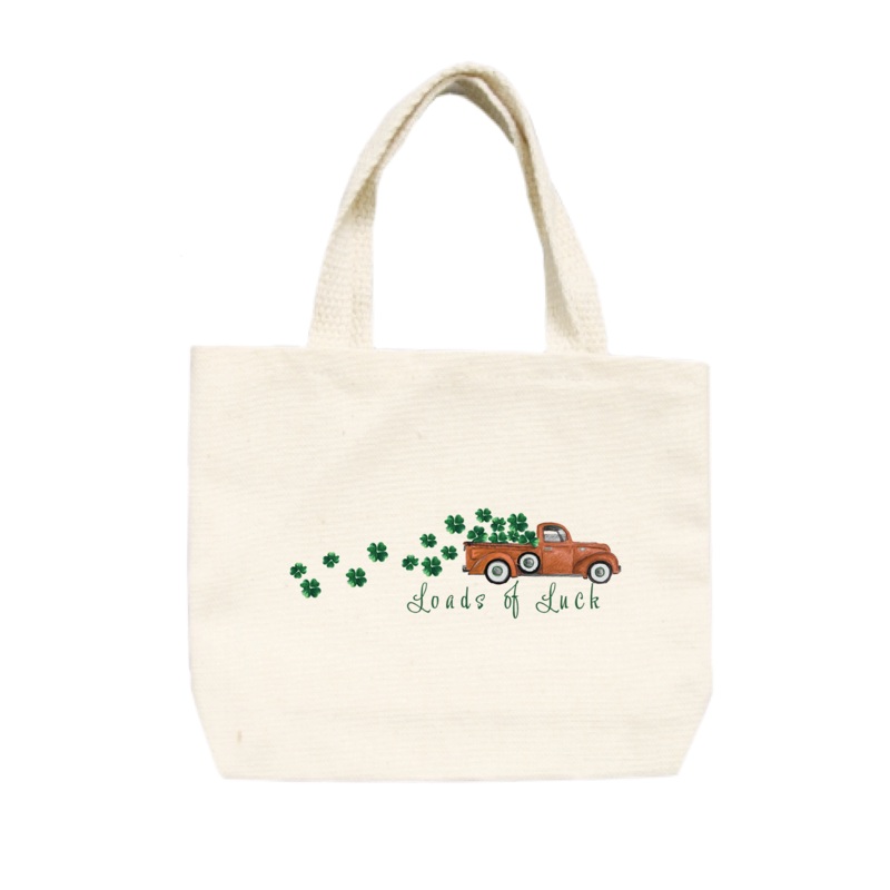orange truck loads of luck small tote
