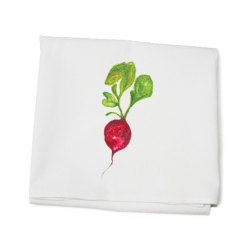 radish flour sack towel