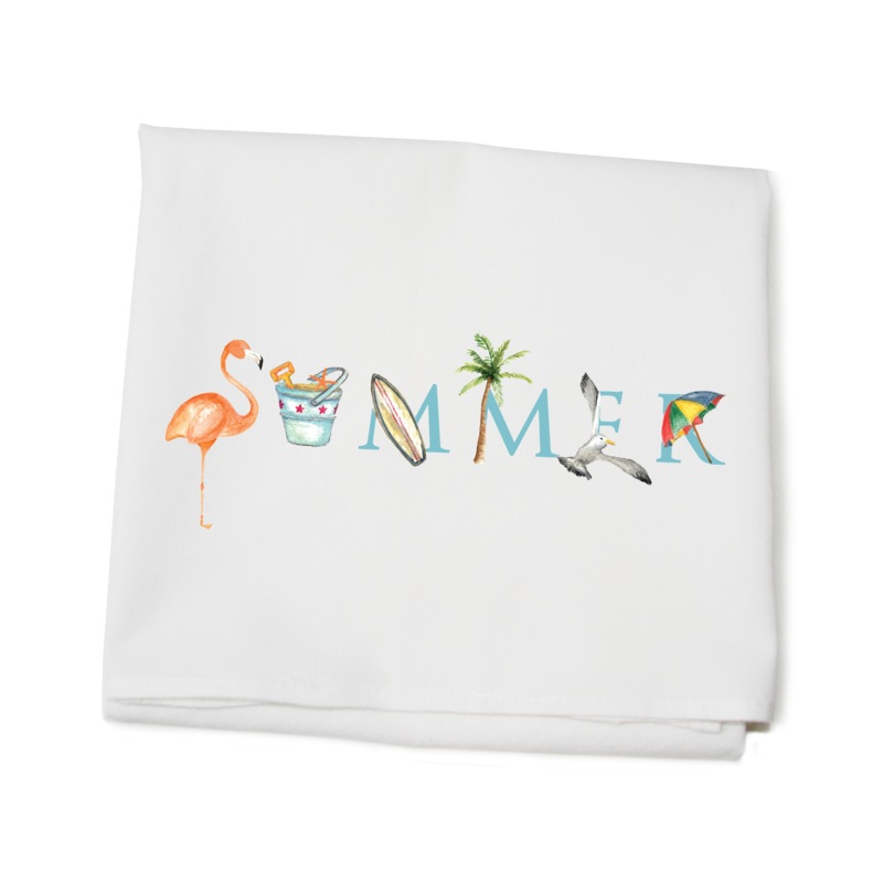Summer flour sack towel