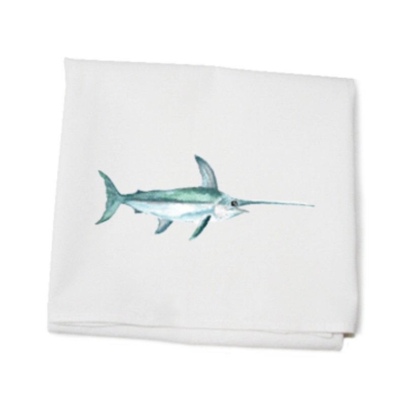 swordfish flour sack towel