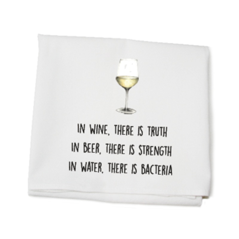 wine flour sack towel