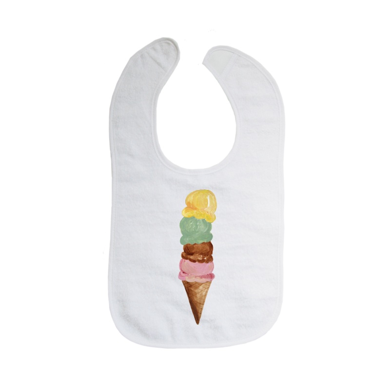 four scoop cone bib