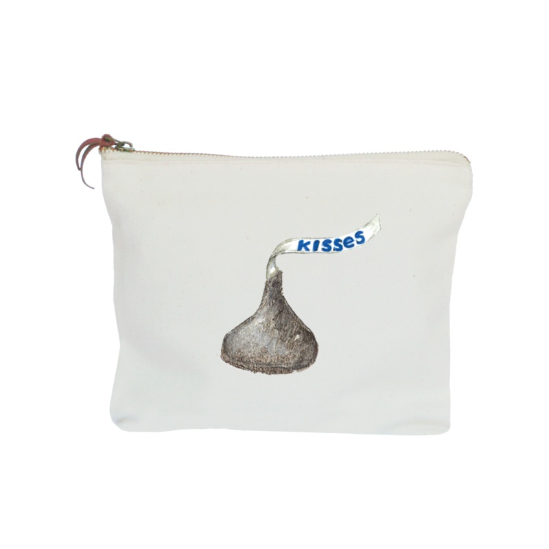 hershey’s kiss zipper pouch