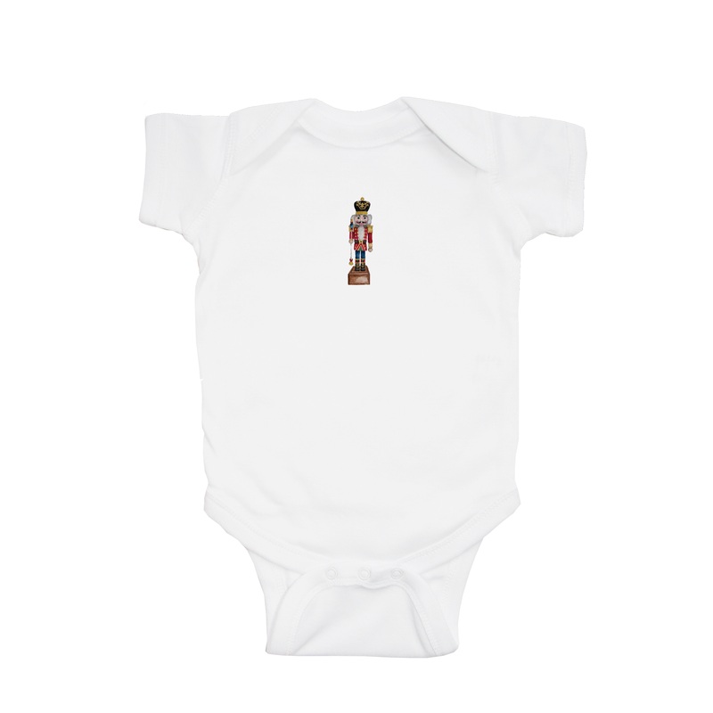 nutcracker baby snap up short sleeve