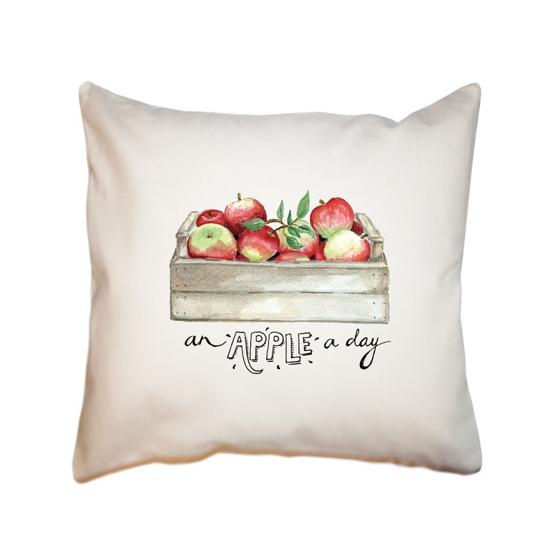 apple square pillow