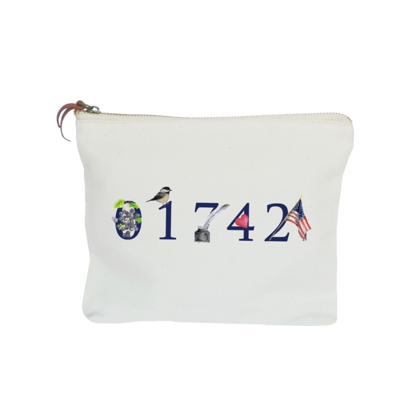 Concord Zip Code zipper pouch