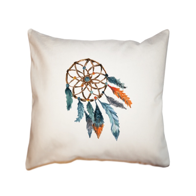 dream catcher square pillow