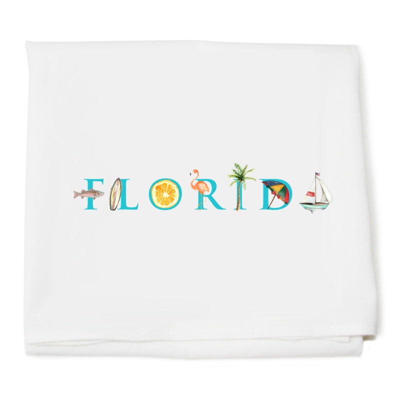 Florida flour sack towel