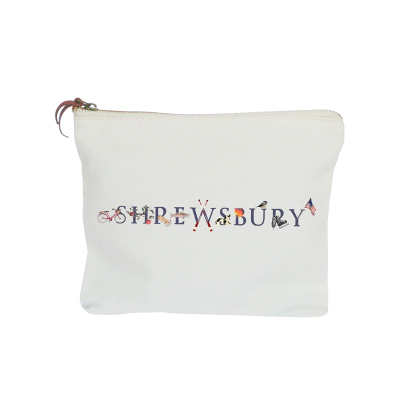 Shrewsbury zipper pouch