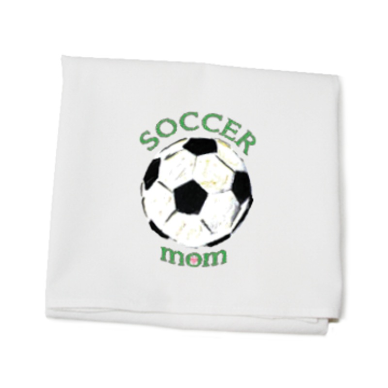 soccer mom flour sack towel