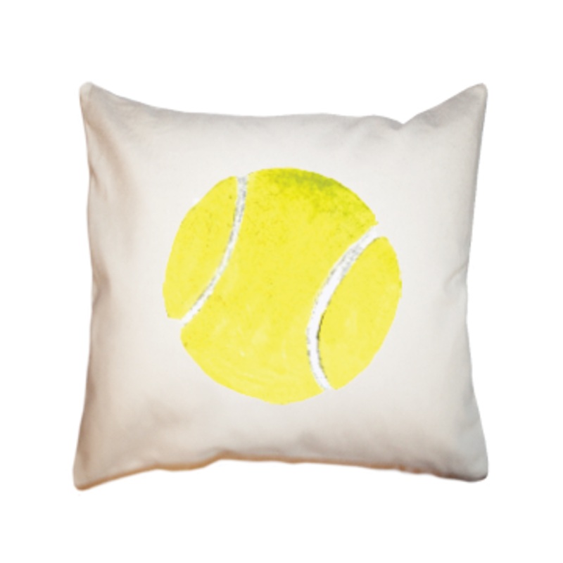 tennis ball square pillow